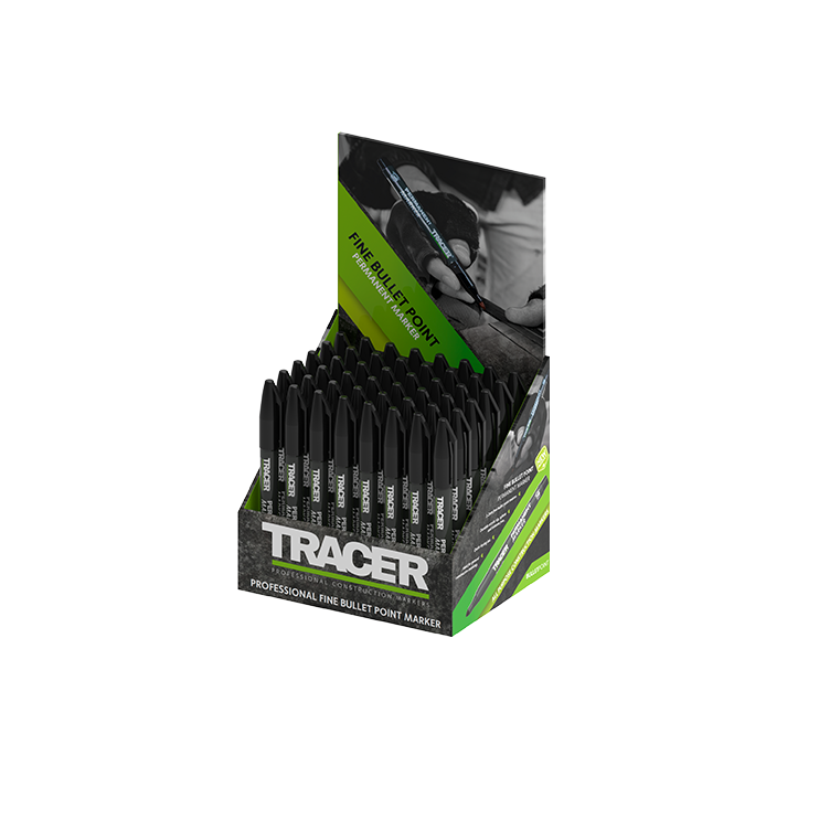 Permanent tusch sort - 48 stk.