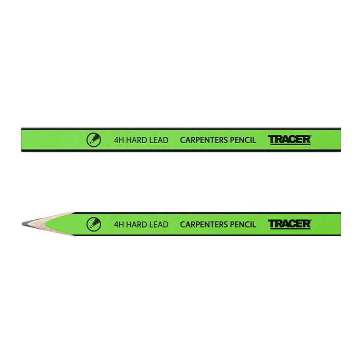 Tømrerblyanter 12 stk med blyantspidser