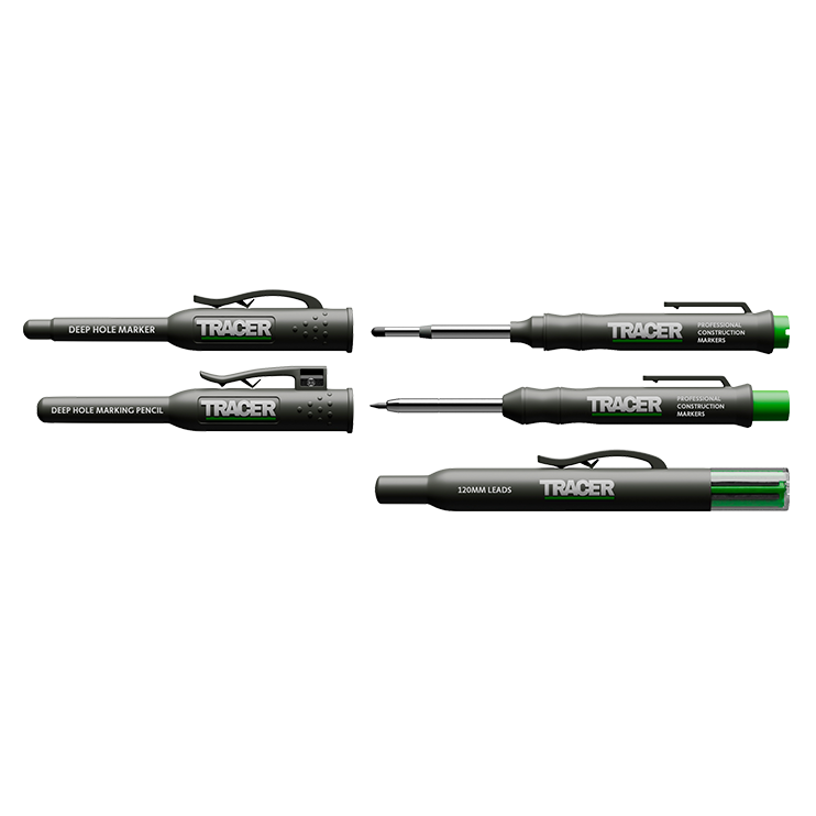 Sæt - dybhulsblyant og dybhulstusch